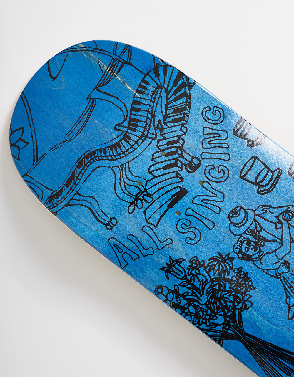 Skateboard Cafe "Gaurab Sketches" C2 Skateboard Deck - Blue