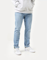 Route One Slim Denim Jeans - Stone Wash