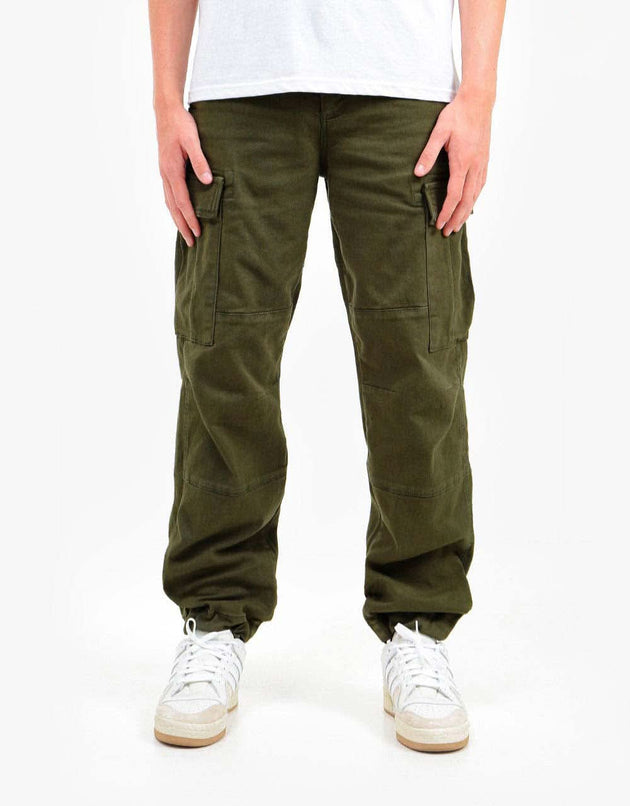 Pantaloni cargo classici Route One - Oliva