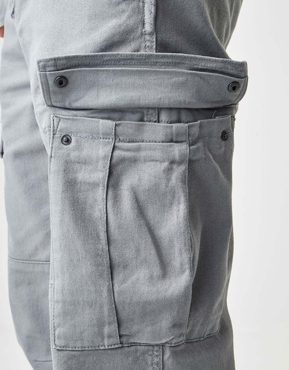 Route One Classic Cargo Pants - Charcoal