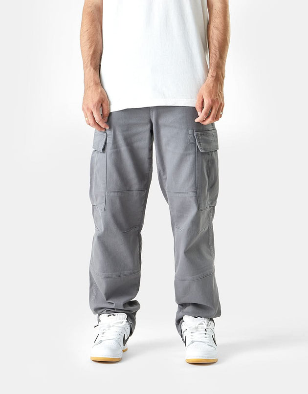 Pantaloni cargo classici Route One - Carbone