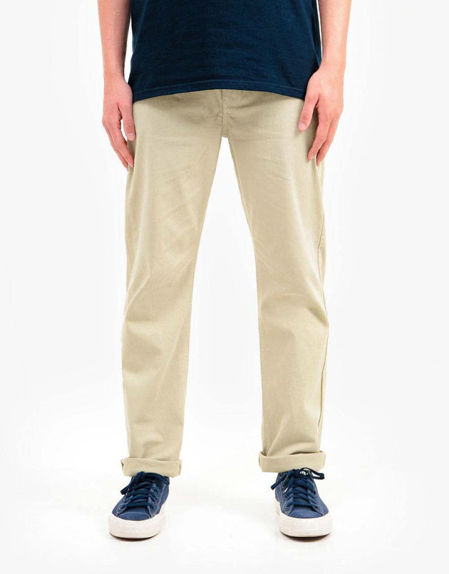 Chinos Route One Premium de ajuste relajado - Caqui