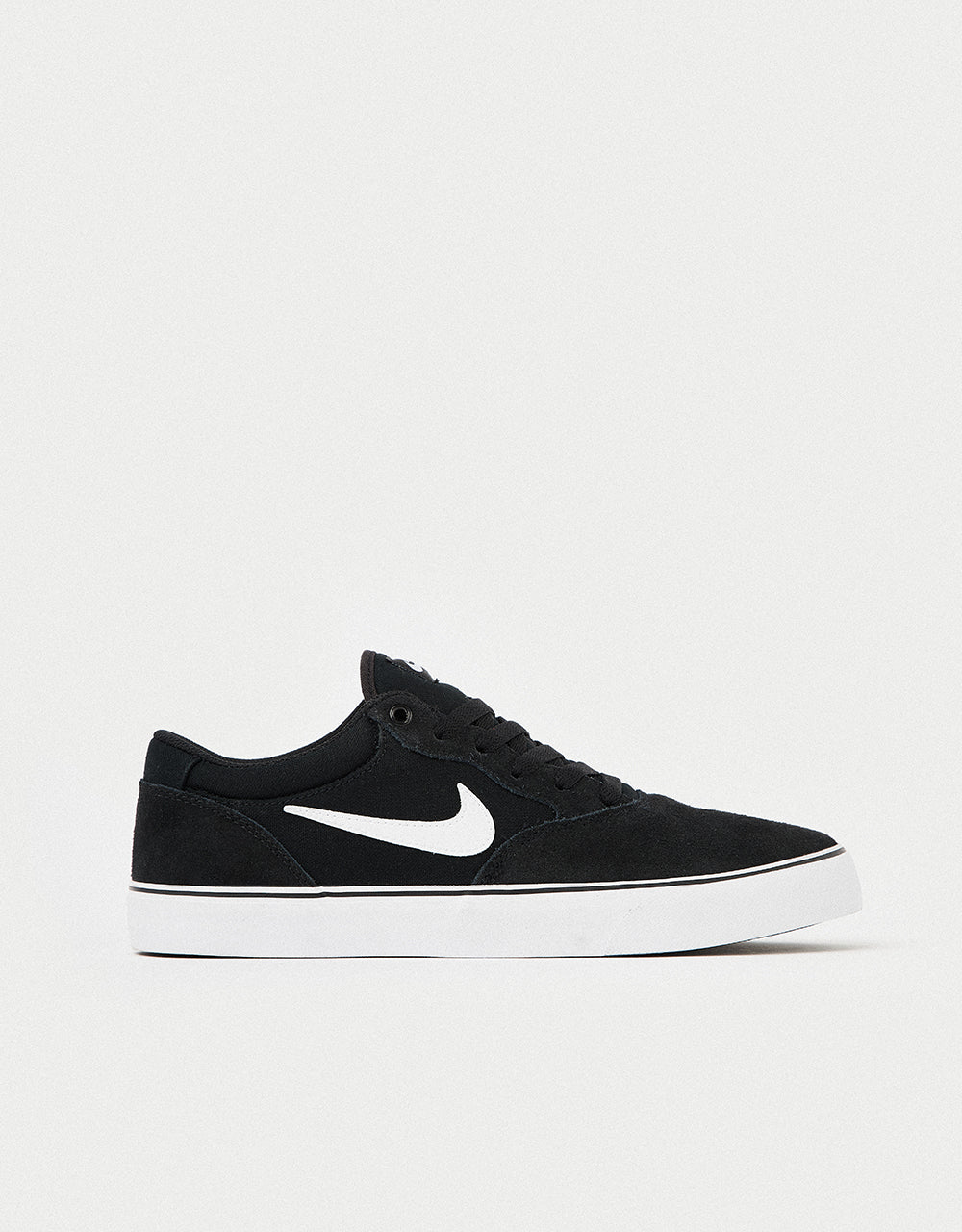 Nike SB Chron 2 Skate Shoes - Black/White-Black