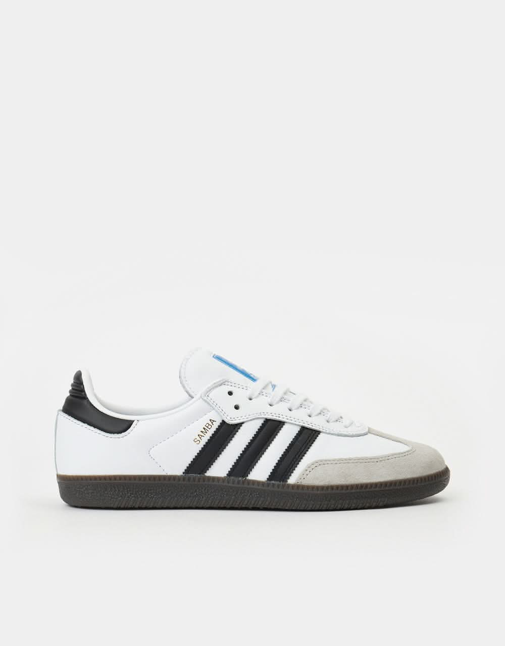 adidas Samba ADV Skate Shoes - White/Core Black/Gum