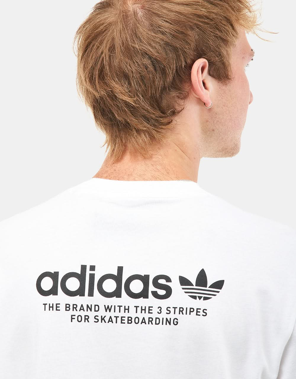 adidas 4.0 Logo T-Shirt - White/Black