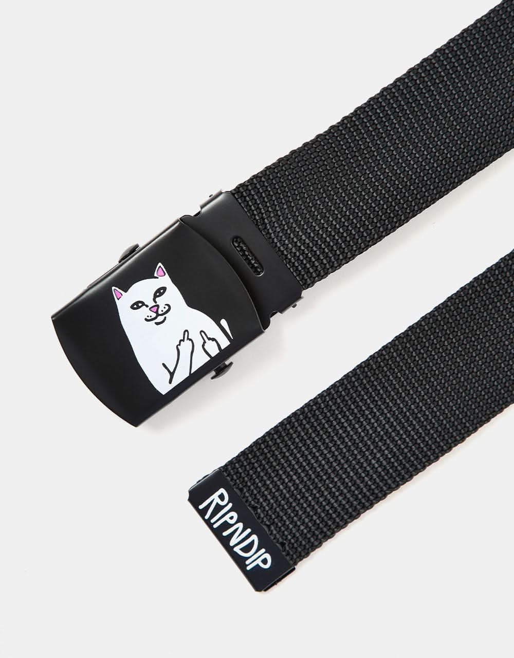 RIPNDIP Logo Web Belt - Black