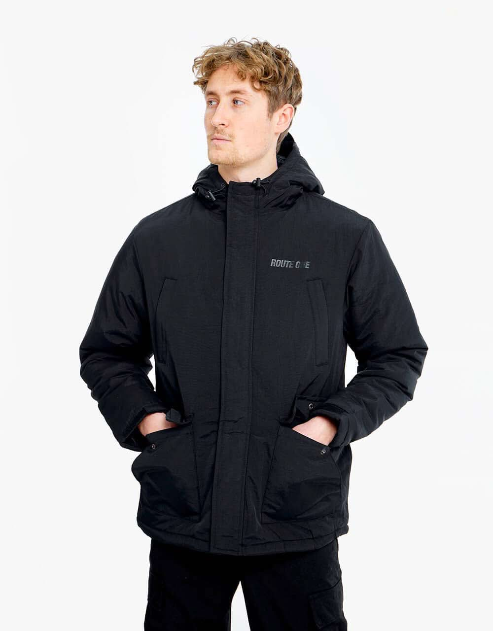 Route One Utility Jacket - Black