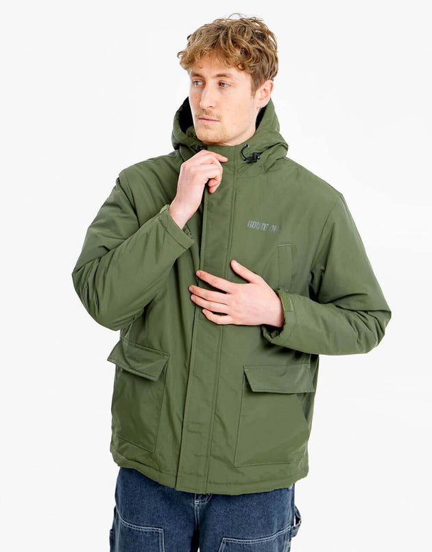 Route One Utility Jacket - Olive