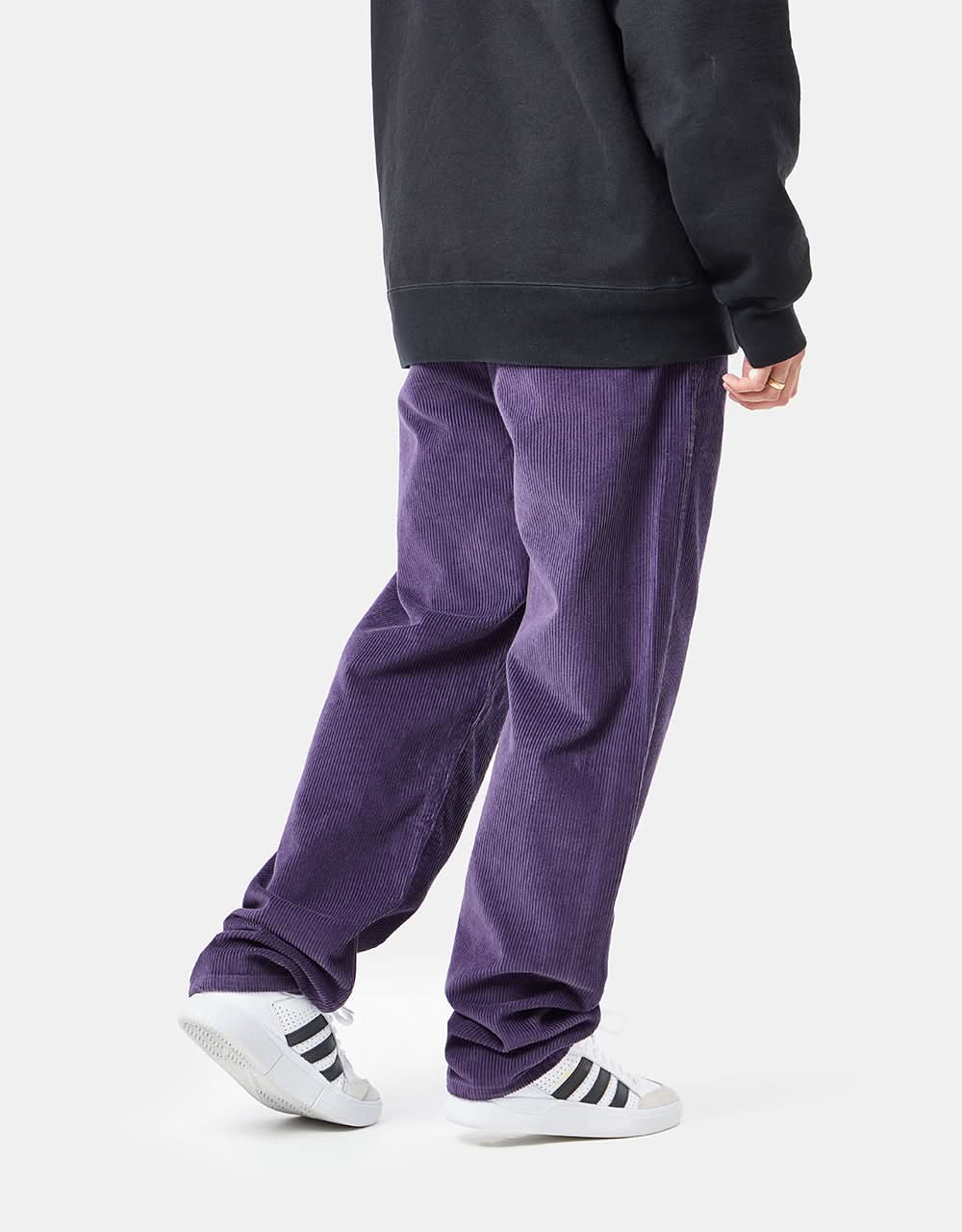 Route One Relaxed Fit Big Wale Cords - Moderate Purple