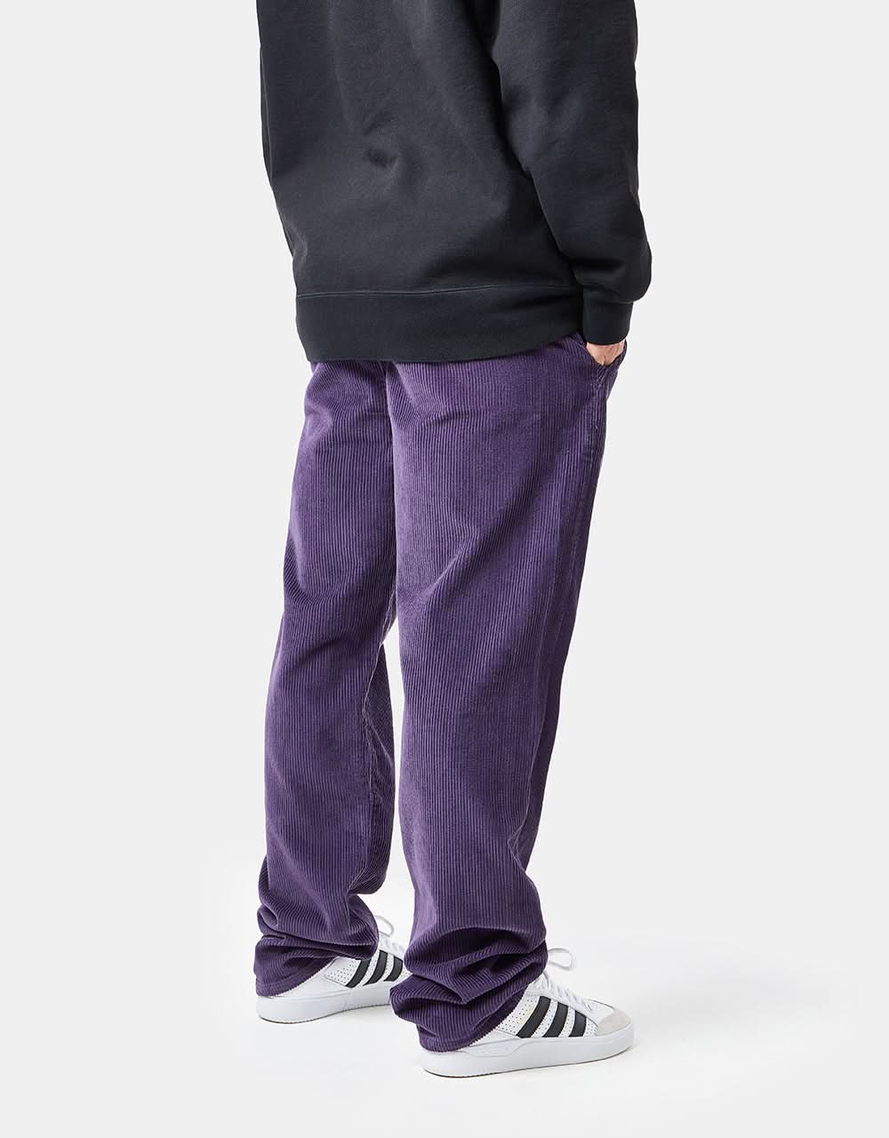 Route One Relaxed Fit Big Wale Cords - Moderate Purple