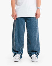 Route One Super Baggy Big Wale Cords - Air Force Blue