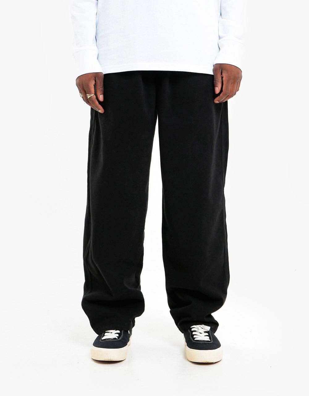 Route One Organic Baggy Pants - Black