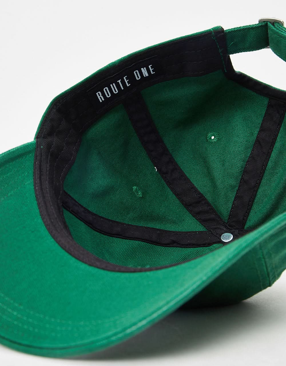 Route One Dad Cap - Forest Green