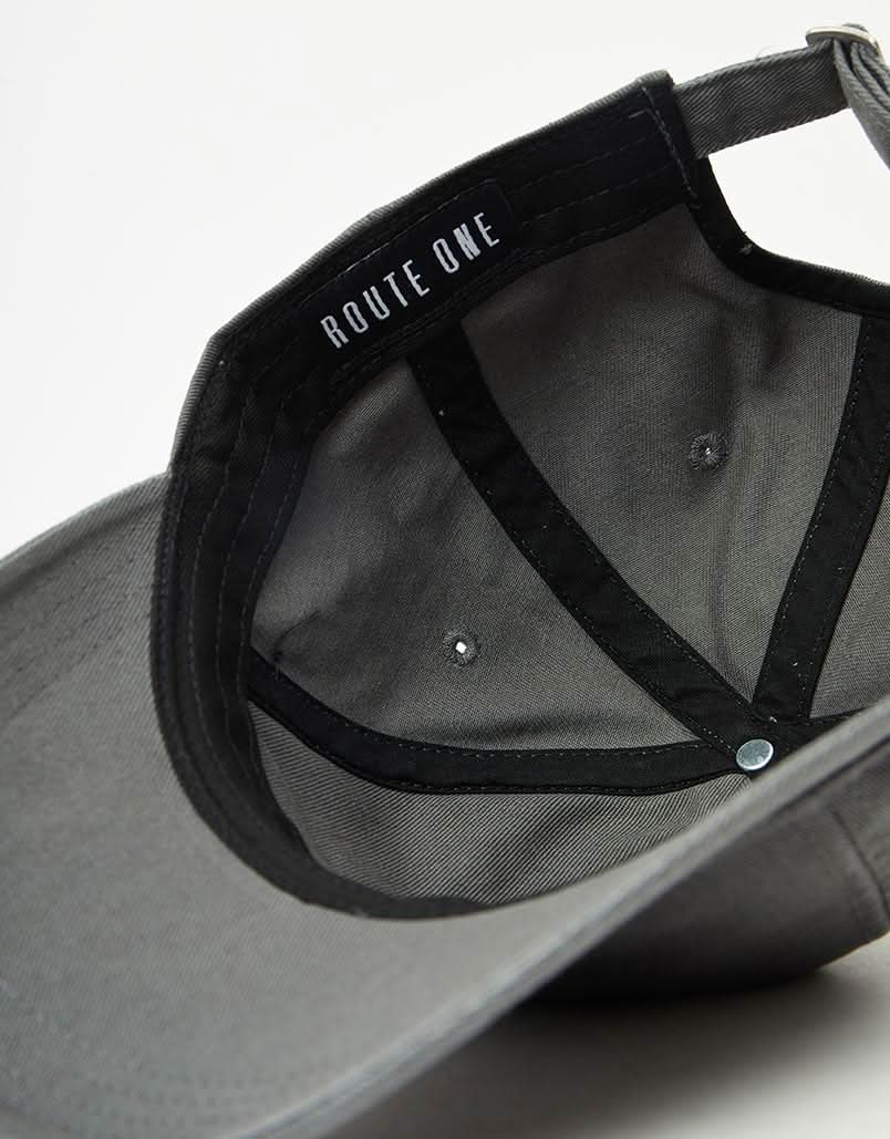 Route One Dad Cap - Charcoal