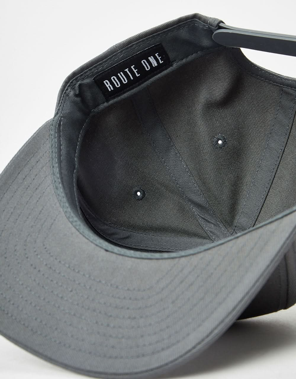 Route One Snapback Cap - Charcoal