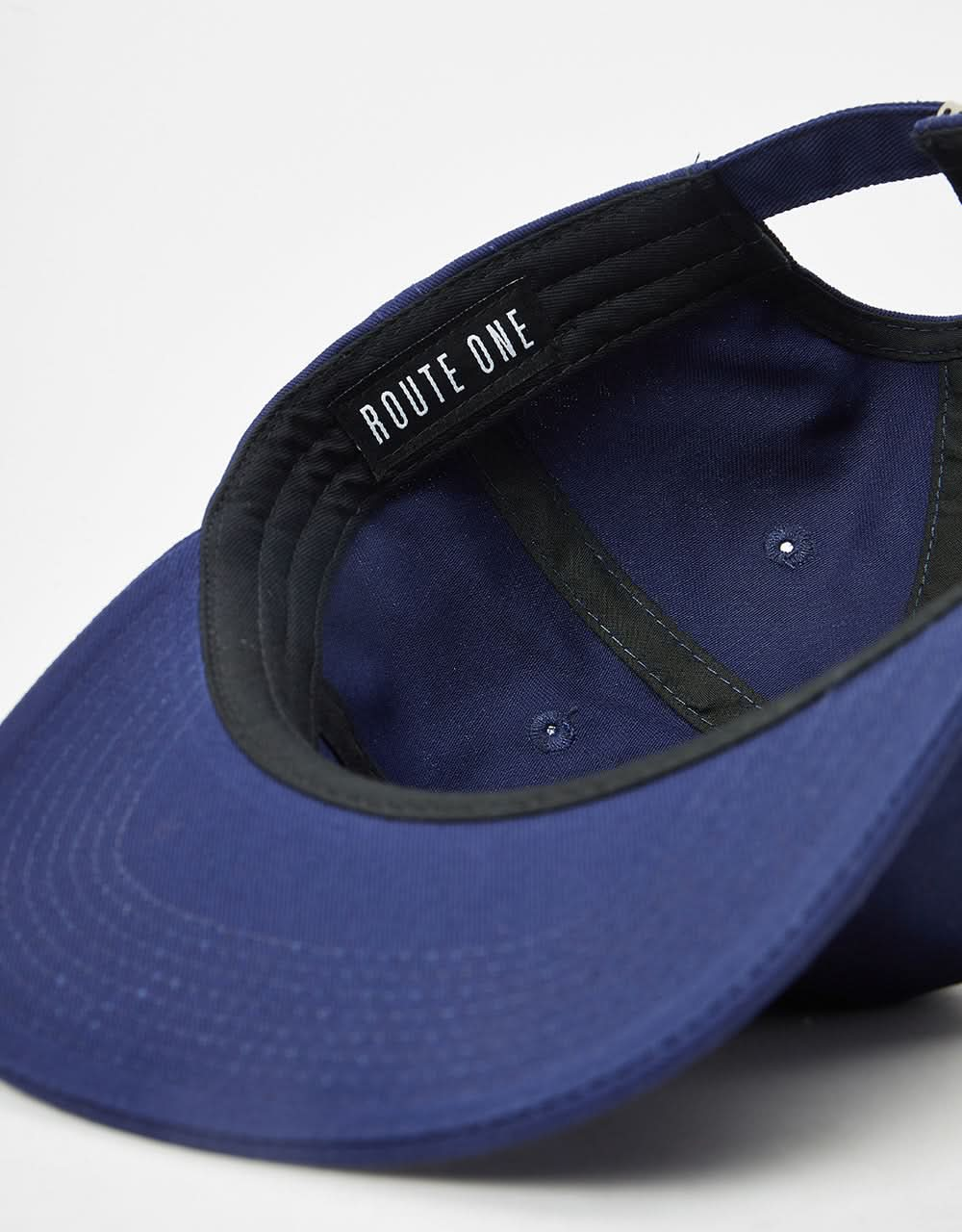 Route One 6 Panel (Unstructured) Cap - Washed Navy