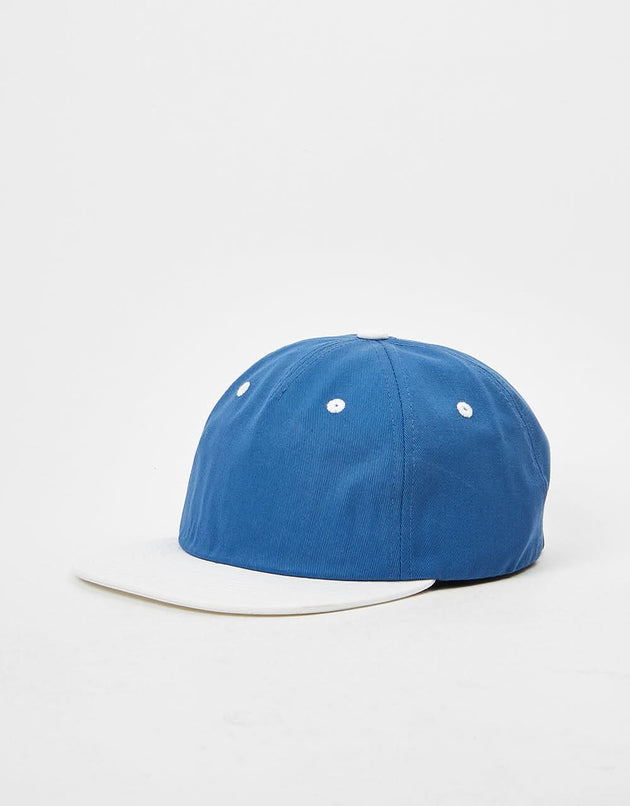 Route One Unstrukturierte Snapback-Kappe – Air Force Blue/Natur