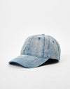 Route One Bleached Denim Dad Cap – Hellblauer Denim