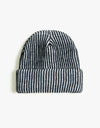 Route One Contra Fisherman Beanie - White/Black