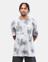 Route One Bio-Tie-Dye-T-Shirt – Schwarz