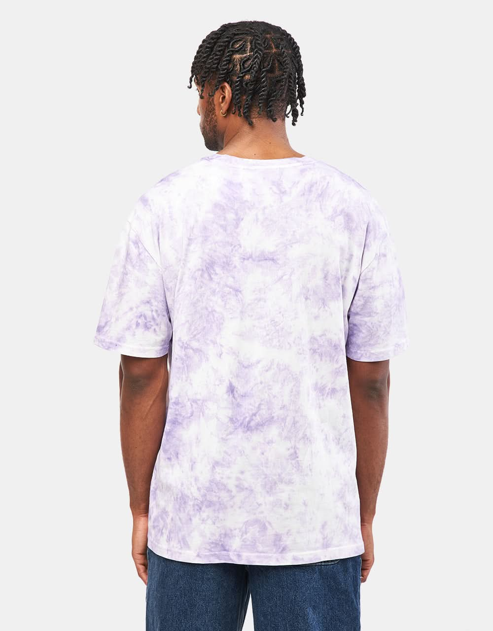 T-shirt Tie Dye organica Route One - Viola moderato