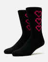 Route One Life Line Socks - Black