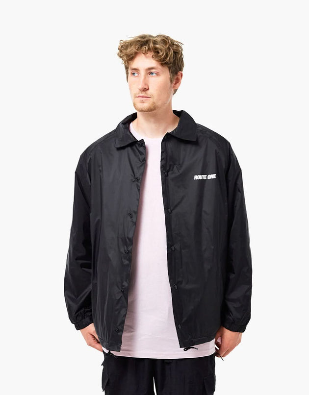 Chaqueta estilo entrenador Route One - Negro