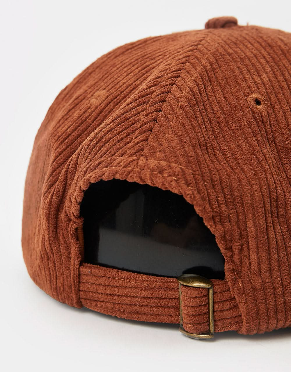 Route One Unstructured Cord 6 Panel Cap - Caramel