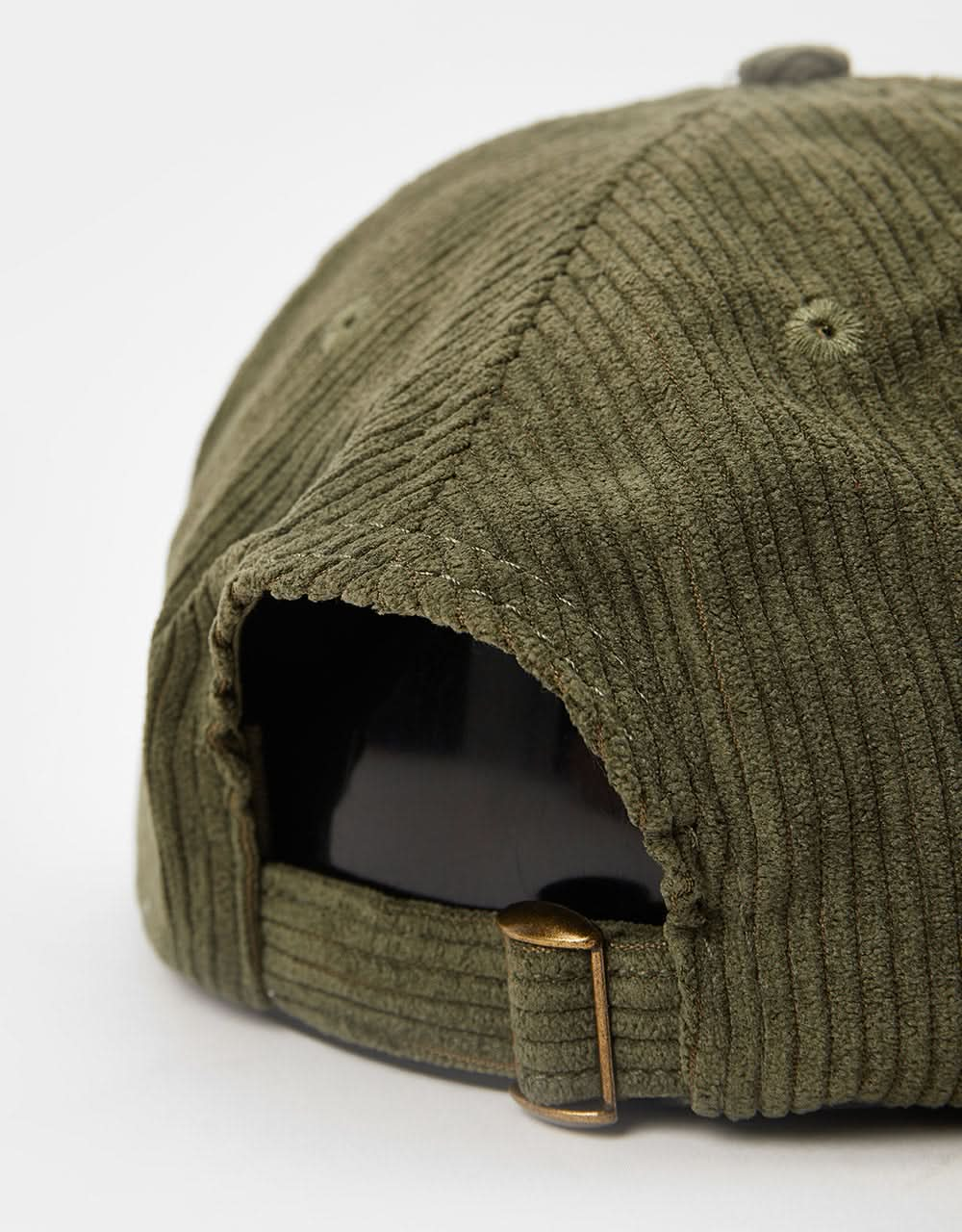 Route One Unstructured Cord 6 Panel Cap - Forest Green