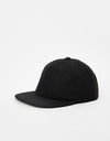 Casquette en laine Melton non structurée Route One - Noir