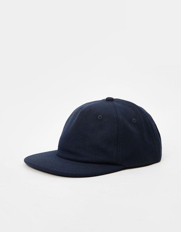 Casquette en laine Melton non structurée Route One - Marine