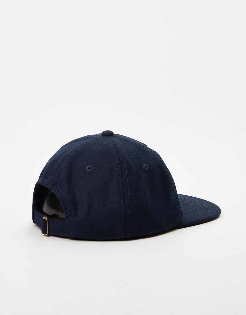 Route One Unstructured Melton Wool Cap - Navy