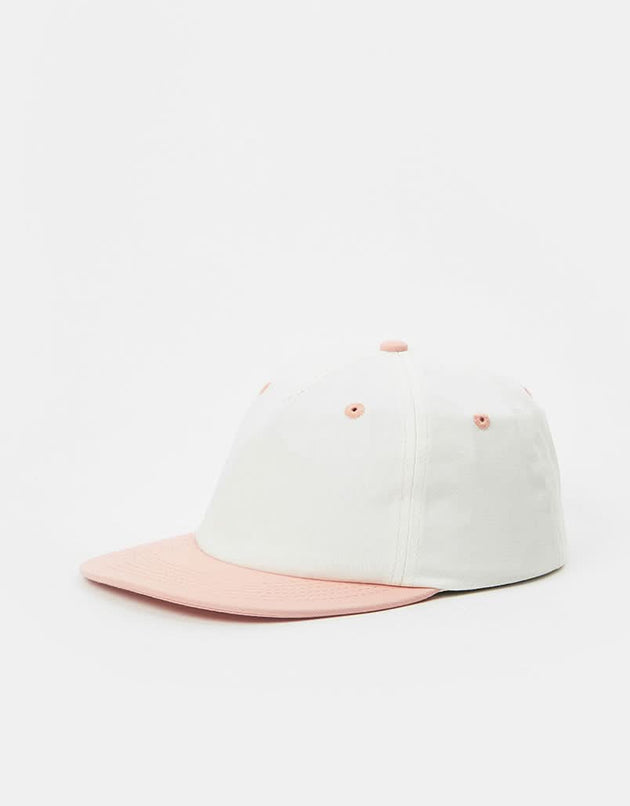 Casquette Strapback non structurée Route One - Brut/Rose Terre Cuite