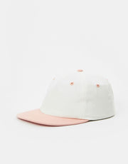 Gorra Strapback no estructurada Route One - Raw/Terracotta Pink