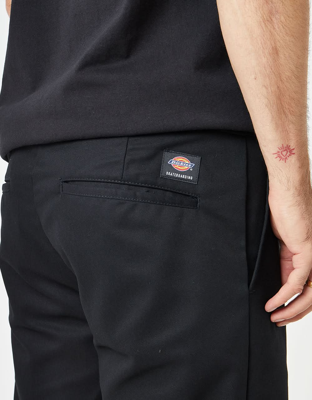 Dickies Slim Flex Arbeitsshorts – Schwarz