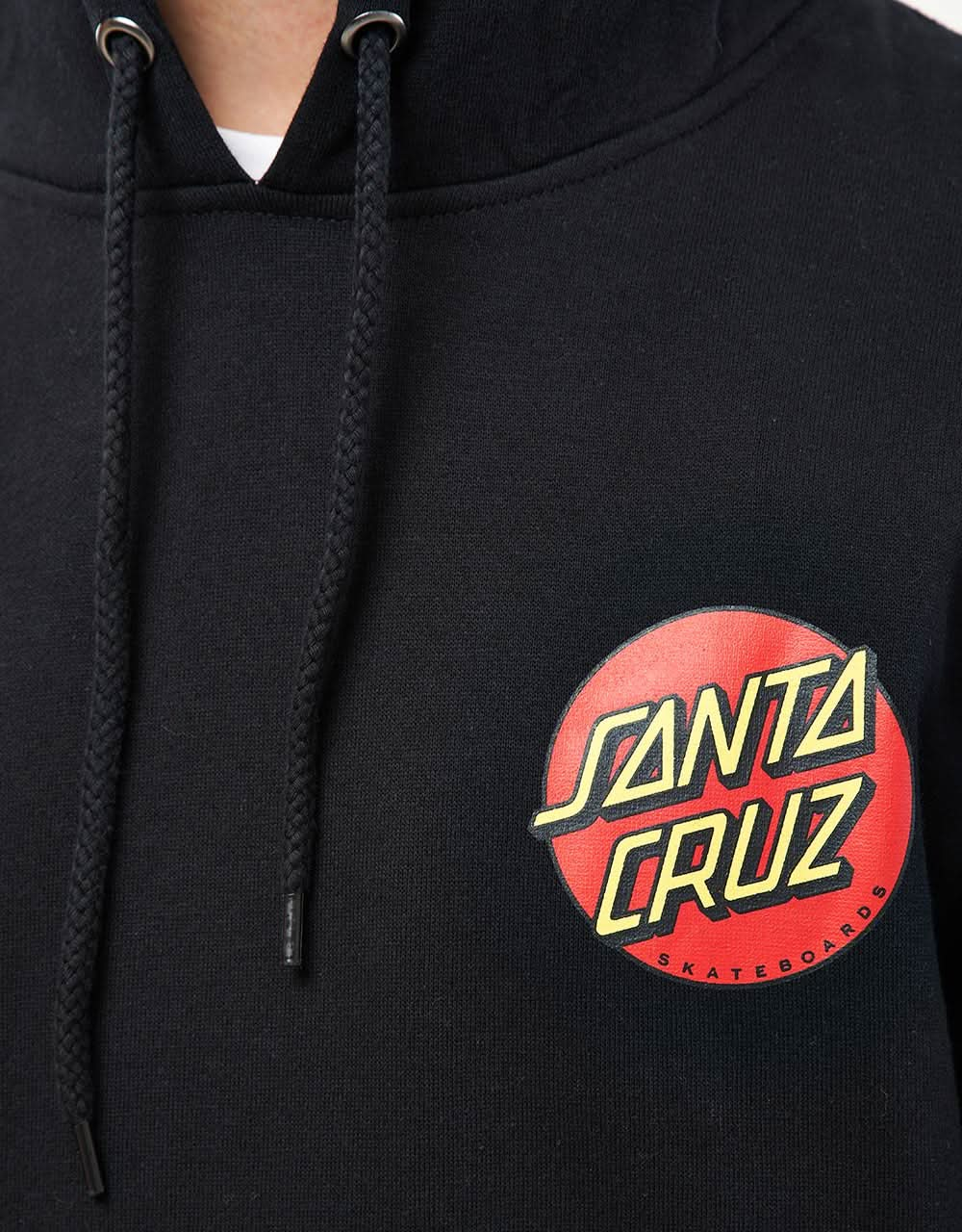 Santa Cruz Classic Dot Chest Pullover Hoodie - Black