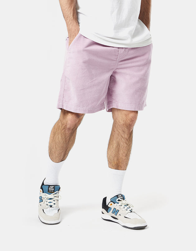 Route One Cord Volley Shorts - Lilac