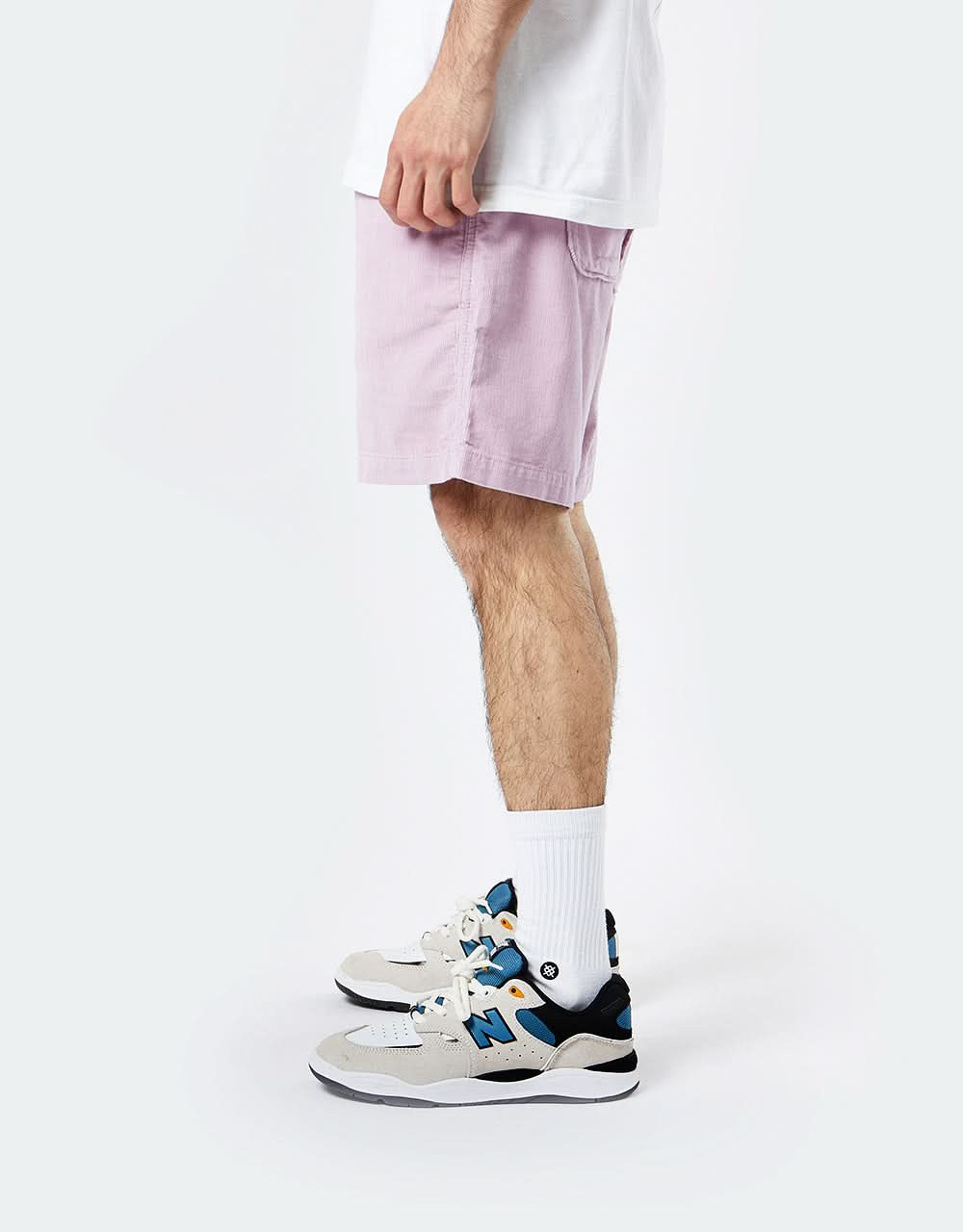 Route One Cord Pool Shorts - Lilac