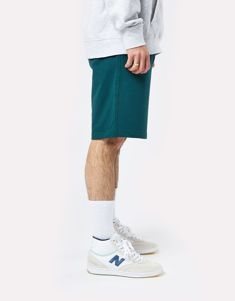 Route One Jersey Pool Shorts - Forest Green