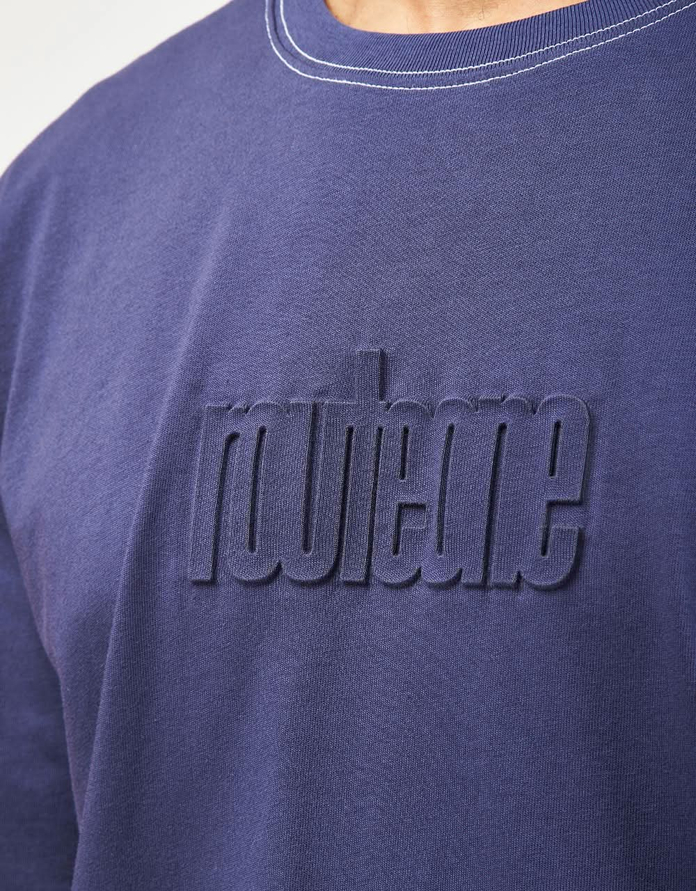 Route One Organic Chest Logo T-Shirt - Navy