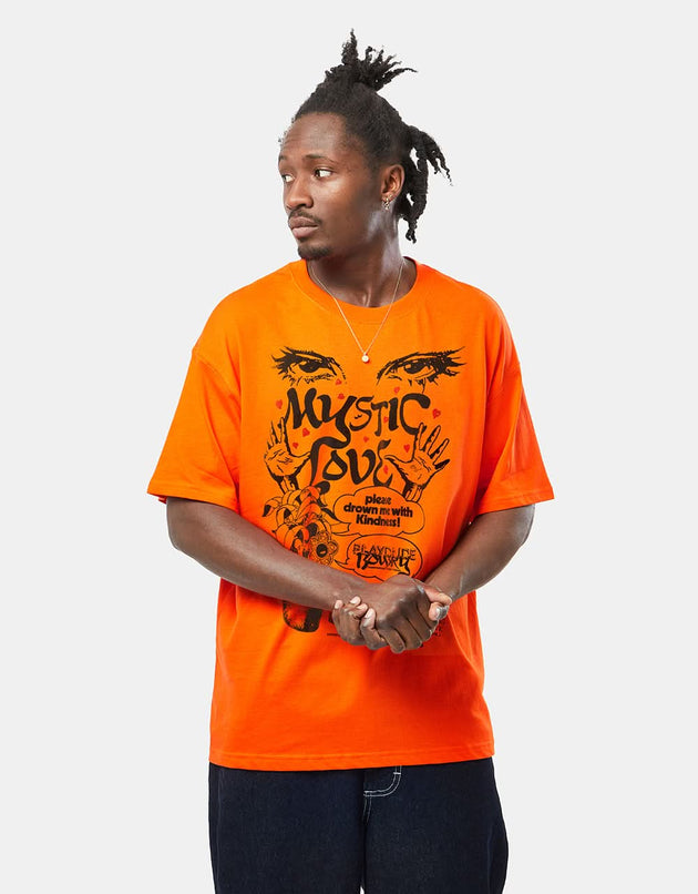 Playdude Mystic Love T-Shirt - Orange