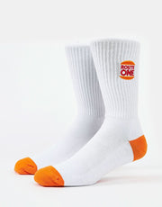 Chaussettes Route One King - Blanc