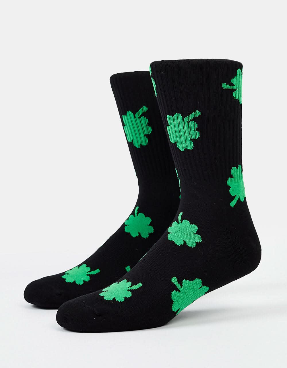 Route One Four Leaf Socken – Schwarz