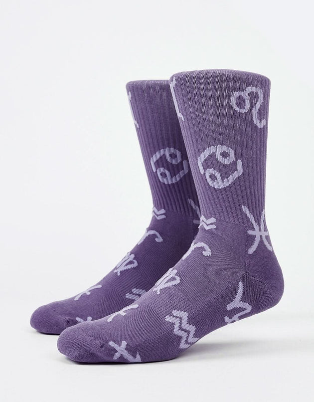 Route One Zodiac Socken – Lavendelblau