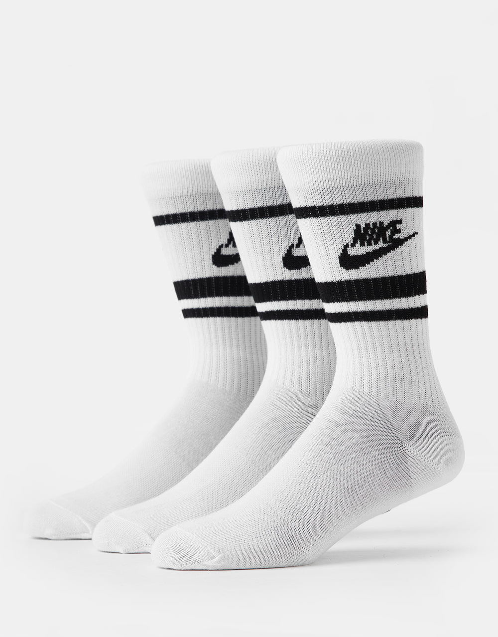 Nike Sportswear Everyday Essential 3 Pack Socks - White/Black/Black