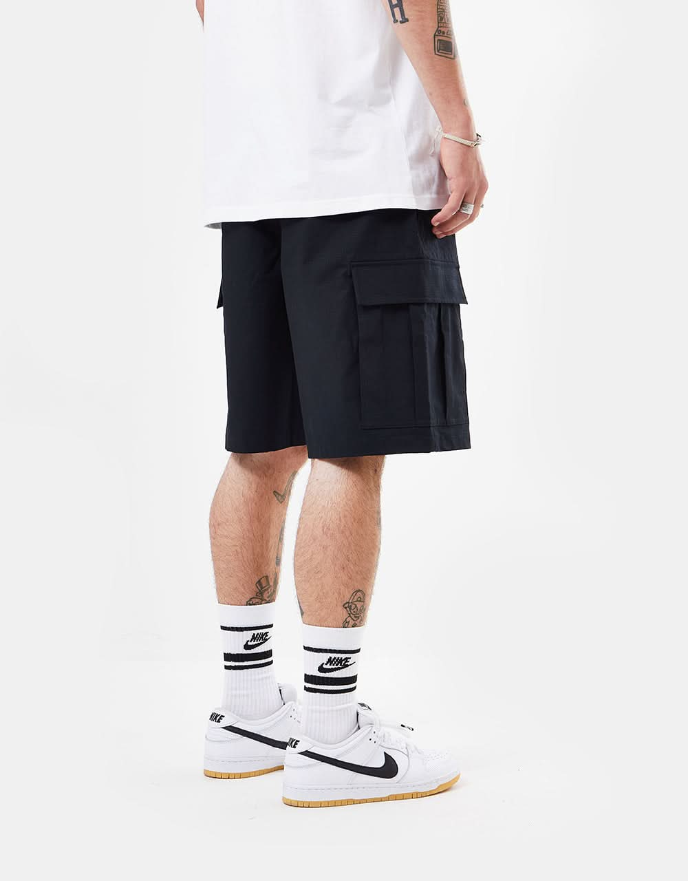 Pantaloncini Nike SB Kearny Cargo - Nero/Bianco