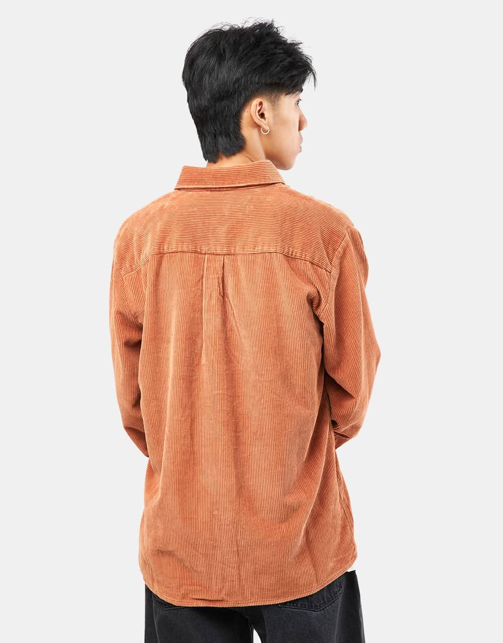 Route One Big Wale Cord Shirt - Gingerbread