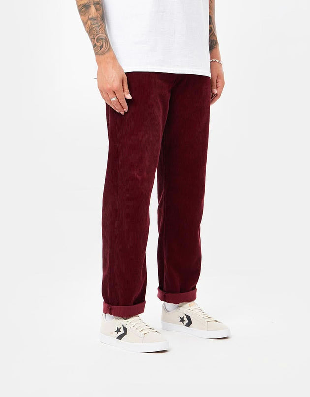 Route One Relaxed Fit Big Wale Cords - Port