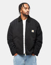 Carhartt WIP OG Detroit Jacket - Black/Black (Aged Canvas)