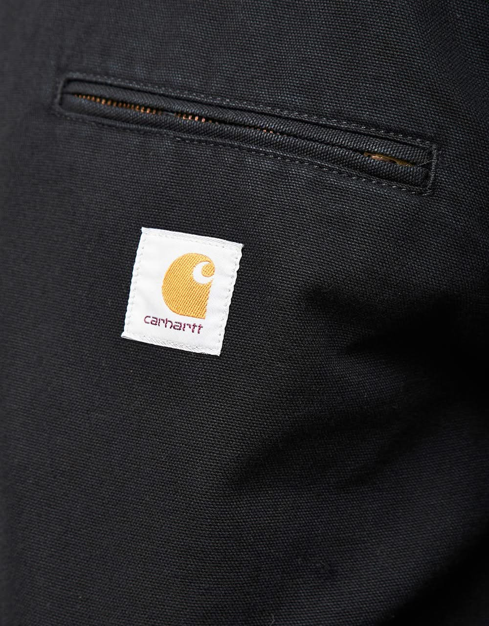 Carhartt WIP OG Detroit Jacket - Black/Black (Aged Canvas)